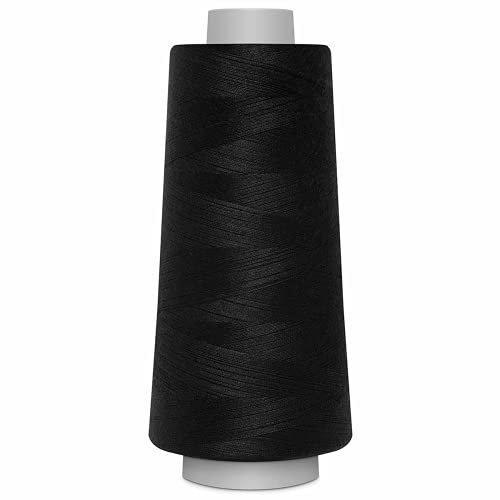Gütermann Toldi-Lock 100% Fb. 1000-schwarz, 2.500 m Nähgarn, Polyester, Schwarz, 12 x 5,5 x 5,5 cm, 2500