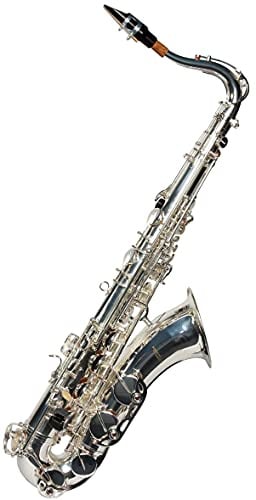 Original Symphonie Westerwald Design Tenorsaxophon Tenor Saxophon, echt versilbert, inkl. Luxus-Hartschalenkoffer und Zubehör, Neu