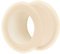 Piercingfaktor Farbiger Flesh Tunnel Silikon Extra Big Double Flared Weich Flexibel XXL Rund Creole Ohr Plug Ear Piercing 44mm Hautfarbe