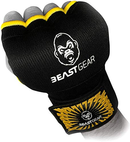 Beast Gear Pro Boxen Innenhandschuhe - Hochwertige Gel Box-Handschuhe für Kampfsport, MMA und Martial Arts - Medium