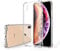 Hually Case for iPhone XS and iPhone X, (5.8 inch) Crystal Clear (Anti-Scratch and Shock-Absorption) Soft Silicone TPU Phone Cover for iPhone XS/iPhone X