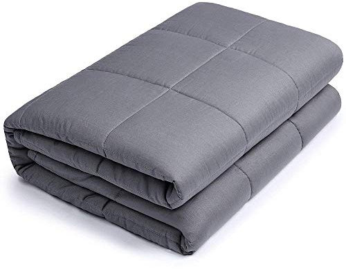 YONI Weighted Blanket für Erwachsene und Teens(45-100kg Personen) Hochwertige Gravity Sensory Decke reduzieren Angst Stress Schlaflosigkeit,ideal für Autismus und ADHS(120 x 180 cm, 9)
