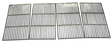 Grillrost Edelstahl V2A 1.4301 Ersatzrost 4-teilig, passt für Grills Weber Genesis II 2 E-610 GBS/LX E-640 GBS/LX S-640 GBS/ab Modell 2017 / E 610/640 / S 640