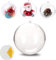 Uhat DIY Acrylic Fillable Baubles Assorted Size 4-12CM Clear Plastic Ornaments Ball Christmas Tree Decoration Pack 10 (10cm)