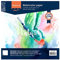 Florence Papier Aquarelle Texture Rugueux 30,5 x 30,5 cm - Blanc - 5 feuilles - 300 g/m² - Sketchbook pour le Dessin, la Calligraphie et la Peinture à l'Aquarelle