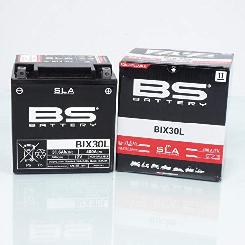 BS Battery SLA Battery for Quad Polaris 800 Sportsman 6X6 2009 to 2012 YIX30L / BIX30L / 12V 30Ah