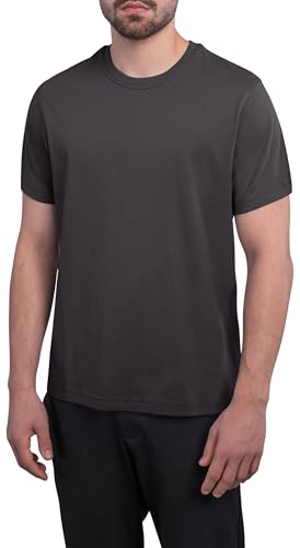 HRM Herren Luxury Roundneck Tee I Premium T-Shirt Herren Rundhalsausschnitt aus 100% Bio-Baumwolle I Basic T-Shirt bis 60°C waschbar I Hochwertige & nachhaltige Herren-Bekleidung