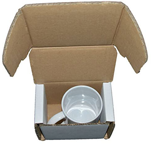 Yoshome 36x White Cardboard Mug Boxes, Smash Proof, Postal Mailing Gift Wedding Boxes