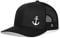 HAKA Wilderness Trucker-Mütze für Damen und Herren, verstellbare Baseballmütze, Netz-Snapback, Bequeme Passform, Schweißband, Golfmütze, Schwarz, Einheitsgre
