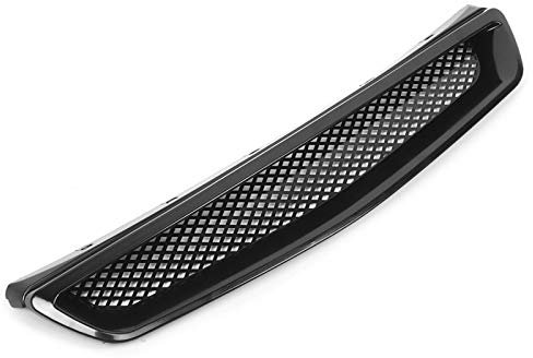 Qiilu Kühlergrill Kühlergrill für EK JDM Type R Fit für für 1999-2000 H9h307
