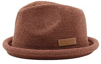 CHILLOUTS Tocoa Hat - Pork Pie Hut Herren/Damen, 100% Polyester, Unisex Sommer Trendhut, Crushable, Adjustable, Rust, L-XL
