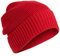 camel active Herren 406500/8m50 Beanie-Mütze, Rot, Einheitsgröße