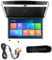 Roof Car Monitor, 17.3in IPS Flip Down Monitor 1080P Ceiling Mount Bluetooth TV WIFI HDMI USB SD FM MP5 Speaker Player for Android 8.1