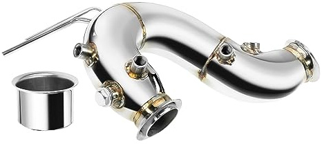 fmic.eu PERFORMANCE Downpipe für VOLKSWAGEN Golf 1.6 2.0 TDI VII 2013- Edelstahl Performance Upgrade reduziert Abgasgegendruck verbessert Turbolader Effizienz und Motorleistung