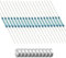 Gebildet 20Stück Mini-Glas-Reed-Schalter, Reed-Kontakt, Normalerweise offen (N/O), Magnetischer Induktionsschalter (2mm x 10mm), mit 10Stück Mehrzweck-Magnetfolie