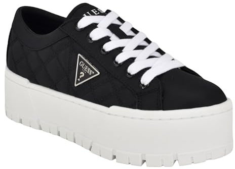 GUESS Damen Tesie Sneaker, Schwarz 001, 39 EU