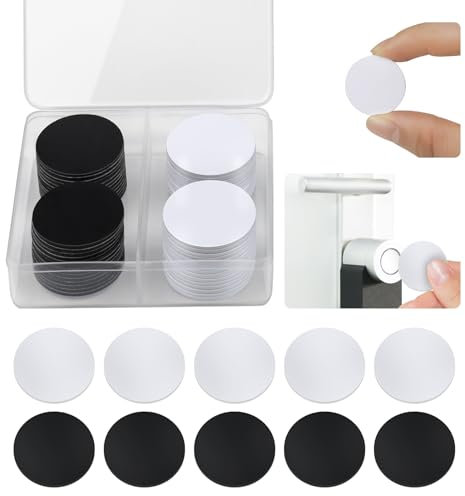 Suofuolef 50 Stück NFC Tags, Wiederbeschreibbar NTAG215 NFC Karten, 25 mm Klebrig NFC Stickers mit TagMo