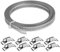 Carmotion Set zur Herstellung von Kabelbindern: 8mm x 3m Band + 8 Schneckenklemmen