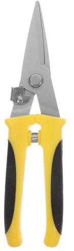 Cesoie Per Lamiera in Acciaio Inossidabile Con Manico Antiscivolo Ergonomico, Forbici Multifunzionali Per Taglio Di Metallo Con Design Salva Fatica E Fibbia Di Sicurezza