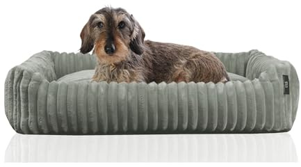 Rohrschneider Kuschelsofa Deluxe, kl. & mittelgr. Hunde/Katzen, grau