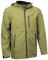 COR Surf Huakai Regenjacke - Leichte Jacke mit 5 Geheimtaschen, 150D mechanischem Stretchstoff für Bewegungsfreiheit, Zusammengerollt im eigenen Beutel - XL, Grün mit schwarzem Reißverschluss