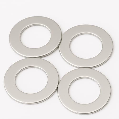 M16 Washers for Screws - M16 x 30 x 3mm (25 Pack) Metal Flat Penny Washers for Bolts - A2 Stainless Steel Large Plain Round (25pc)