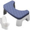 Poop-Hocker, Toilettenhocker for Erwachsene, Töpfchen-Tritthocker, Toiletten-Hockhocker mit strapazierfähigem Material, robuster Töpfchenhocker, rutschfester Toilettenhocker-Hockhocker for Reisen, Cam