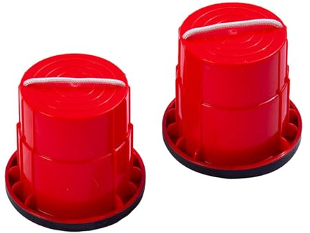 TISHITA 2X Walking Stelzen Balancing Stelzen Klassische Balance Eimer Springen Stelzen Spielzeug Stelzen Walking Cup für Mädchen, Rot