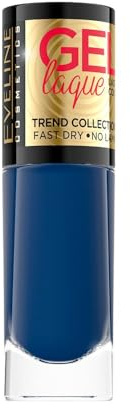 Eveline Cosmetics Gel Laque Nagellack Nr. 222 - Langanhaltender Gel-Effekt ohne UV/LED-Lampe – Schnell trocknend, einfache Anwendung – Vegane Formel – 8 ml