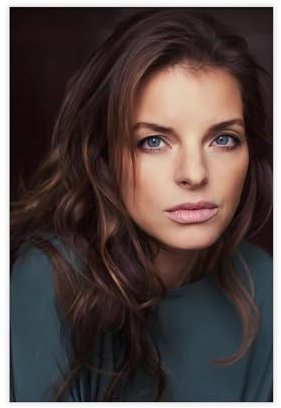 doegka Yvonne Catterfeld Poster 2 Leinwandposter Schlafzimmer Dekor Landschaft Büro Zimmer Dekor Geschenk 30 x 45 cm