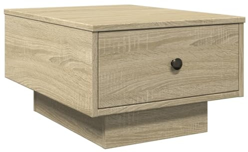 vidaXL Coffee Table, Centre End Table for Living Room Hallway, Accent Console Sofa Table for Decorative, Modern Style, Sonoma Oak Engineered Wood