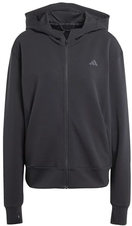 Adidas Damen D4t Workout Full Zip Hooded Sweatshirt Kapuzenpullover