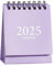 Mini-Tischkalender 2024/2025, Kleiner Stehkalender von Juli 2024 bis Dezember 2025, Kleiner Tischkalender mit Aufklebern, Desk Calendar 2025 für Home Office Scho weihnachtskalender 2024