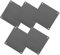 Pc Fan Filter 120Mm Fan Mesh 12×12×1 5Pcs 12 * 12Cm Pc Computer Pvc Fan Cover Dust Proof Storage Bag Black