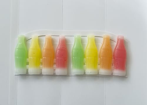 Wax candy Nik L nip 8 bottles ARTIFICIALLY FLAVORED Cherry Orange Lemon Lime