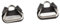 yabaikekeji 2Pcs Stainless Steel Triangles Split Rings For Camera Straps Connection With Caps Protections