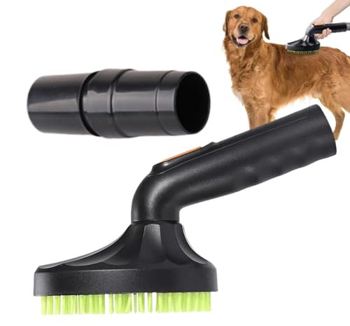 Brosse d'aspirateur pour chien - Outil de toilettage pour animaux de compagnie - Brosse de toilettage pour chien - Accessoire pour machine de toilettage - Aspirateur professionnel doux pour le
