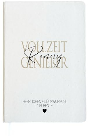 Kollege Geschenk Mann Notizbuch mit Namen Kollege Abschiedsgeschenk Abschied Ruhestand Kollege Büro Arbeit Dankeschön Rente Geschenk Arbeitskollege Notizheft Papa, Opa Rentenbeginn (Rentner)