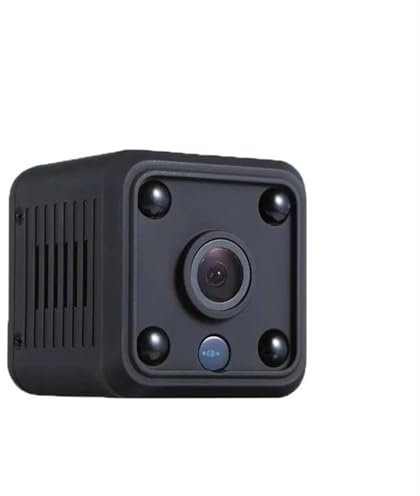 TIEOAXFT 1080p Mini Surveillance Camera Home Security Wireless Wifi Protection Remote Monitor Night Vision Camera Smart Life for Vlogging with External Microphone, Remote Cont