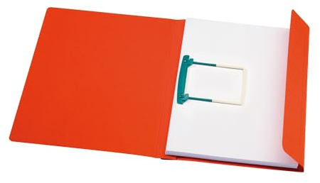 Djois, 3104115 - Klappmappen Secolor Clipex, A4, 100% Recycelte Pappe, FSC®, Rot, 10 Stück, Robuste Mappen, JalemaClipex Mechanismus, Langzeitarchivierung, Ohne Weichmacher, 25 mm Kapazität
