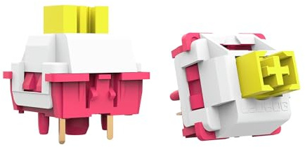 GXTrust LEOBOG Nimbus V3 Linearer Schalter, 90 Stück | für Mechanische Tastatur, 30gf Pre-lubed Clacky Switches für DIY Gaming Tastatur 5 Pin, Kompatibel mit MX Tastenkappen
