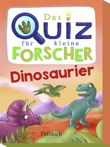 Das Quiz für kleine Forscher - Dinosaurier: Kinderquiz ab 6 Jahren | 50 lustige Quiz-Karten