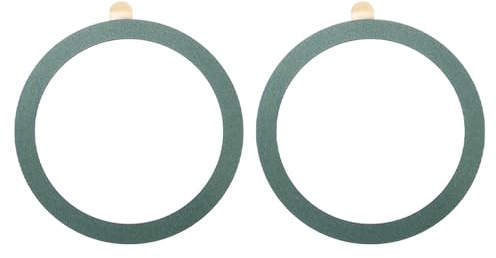 QUARKZMAN Metall Ring Aufkleber Universeller Drahtloser Magnetischer Ladegerät Magnet Ring Aufkleber 55x0,4mm (Außendurchmesser x Dicke) Für Handyhüllen Für Alle Handys 2 Pack Dunkelgrün