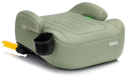 Fillikid Kindersitzerhöhung Sitzerhöhung ohne Isofix, Kindersitz Autositz | Kindersitz, 6-12 Jahre | Autositzkissen für Kinder von 125 bis 150 cm (ca. 22-36 kg) | Sitzerhöhung Auto Kinder