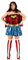 Rubie's Official Wonder Woman Adult Costume, Red, Plus