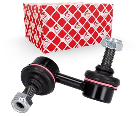 febi bilstein 24950 Verbindungsstange mit Sicherungsmuttern, 1 Stück | Kompatibel mit: HONDA CIVIC VII Coupe, CIVIC VII Hatchback, CIVIC VII Stufenheck, CR-V II, FR-V, STREAM