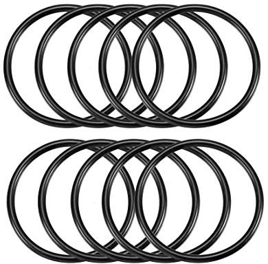 sourcing map 10St Metrische Nitrilkautschuk O-Ringe Dichtung 55mm AD 48mm ID 3,5mm Breite