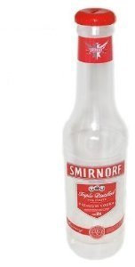 CP 2ft Tall Modern Money Bank Bottle - Red - Adults & Gift Givers