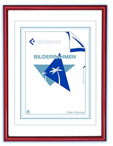 Cadre en aluminium 60x80, blanc brillant (Polystyrolglas klar)