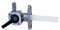Robinet de réservoir d'essence OMG moto Beta 50 RR 2 entrée Ø8mm entre axe 34mm